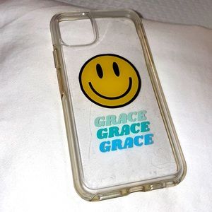 Custom smiley otter box iPhone 11 Pro Max case!